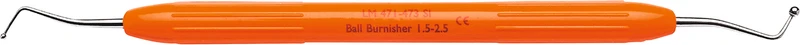 LM Brunierer - Stopfer   Stück  kugelförmig, orange, LM-ErgoNorm Griff