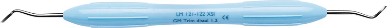 LM Gingivalrandschräger  Stück  1,2 mm, distal, hellblau, LM-ErgoMax Griff