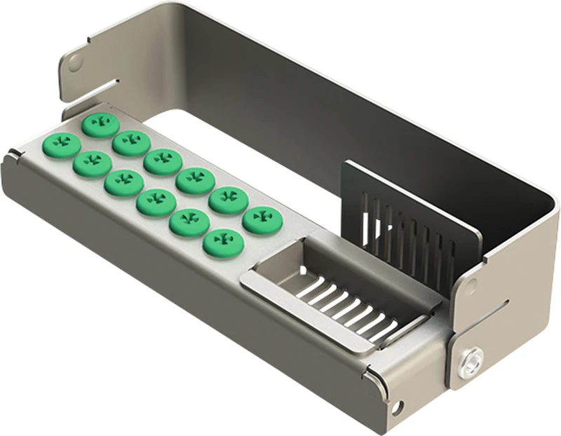 PLUG IN PLUS  Stück  für 12 Instrumente, grün, 10,3 x 2,7 x 3,2 cm