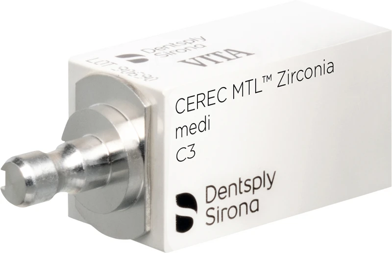 CEREC MTL Zirconia   Packung  2 Stück medi C3