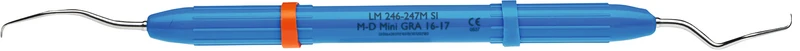 LM Mini-Gracey   Stück  Figur 16\17, mesial-distal, blau, LM-ErgoNorm Griff