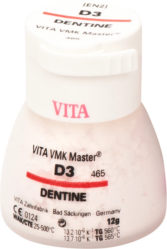VITA VMK Master® VITA classical A1-D4®  Dose  12 g Pulver dentine D3
