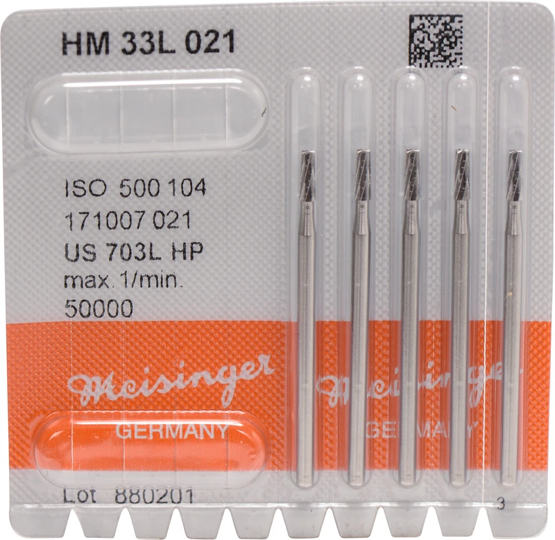 HM-Bohrer 33L  Packung  5 Stück HP, Figur 171 lang, 6,3 mm, ISO 021