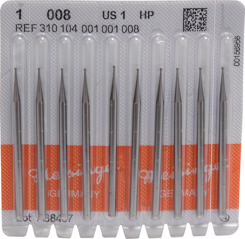 Stahlbohrer 1  Packung  10 Stück HP, Figur 001, ISO 008
