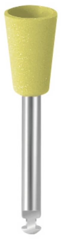 EVE ECOCOMP  Packung  10 Stück dunkelgelb fein, RA, Figur umgekehrter Kegel, 6,5 x 9,5 mm