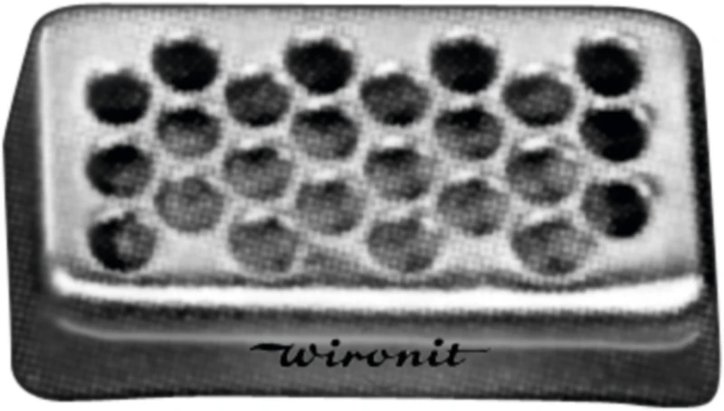 Pellet-Behälter  Stück  50 x 27 x 10 mm