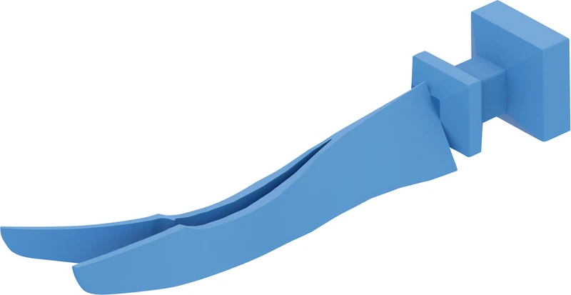 Quad-Teilmatrizensystem Keile   Nachfüllpackung  100 Stück blau klein