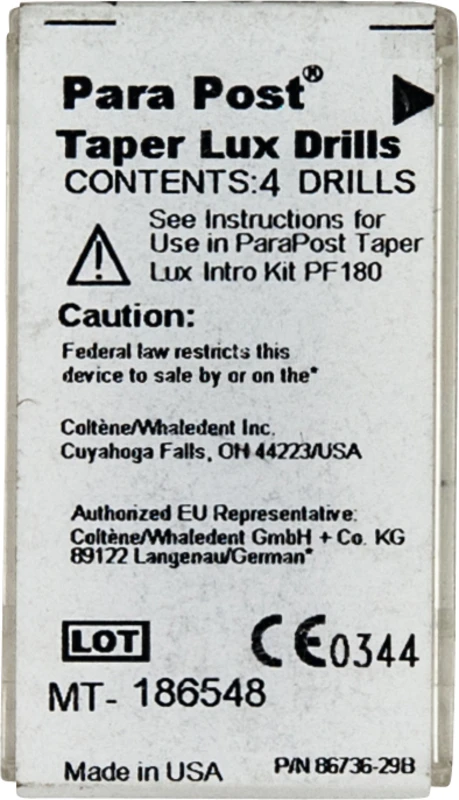 ParaPost® TAPER LUX  Set  4 Bohrer sortiert