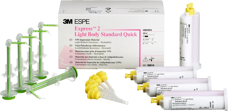 Express 2  Refill Packung  4 x 50 ml Doppelkartusche Light Body Standard Quick, Zubehör