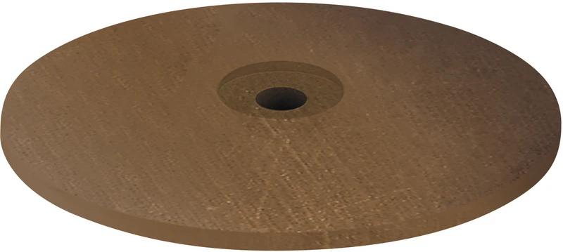 EVEFLEX  Packung  10 Stück unmontiert, braun mittel, Figur Linse, 22 x 4 mm