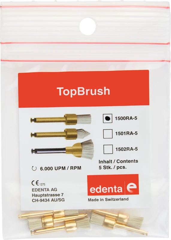 TopBrush  Packung  5 Stück ISO 050, RA, flach