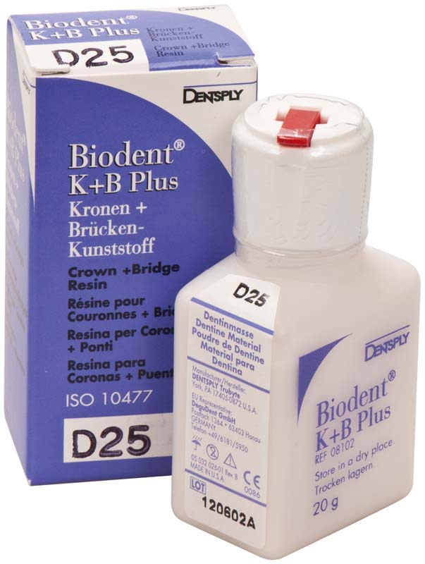 Biodent® K+B Plus Massen  Flasche  100 g Pulver dentin 25