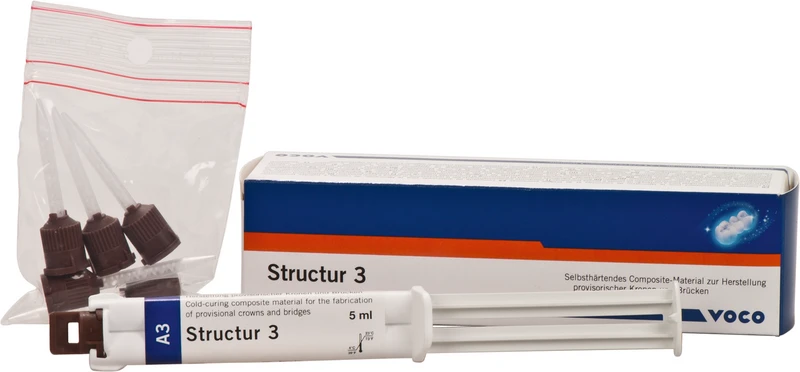 Structur 3 QM  Packung  5 ml QuickMix Spritze A3, Mischkanülen Typ 10