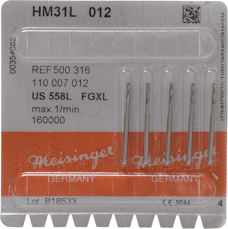 HM-Bohrer 31L  Packung  5 Stück FGXL, Figur 110, 6,3 mm, ISO 012