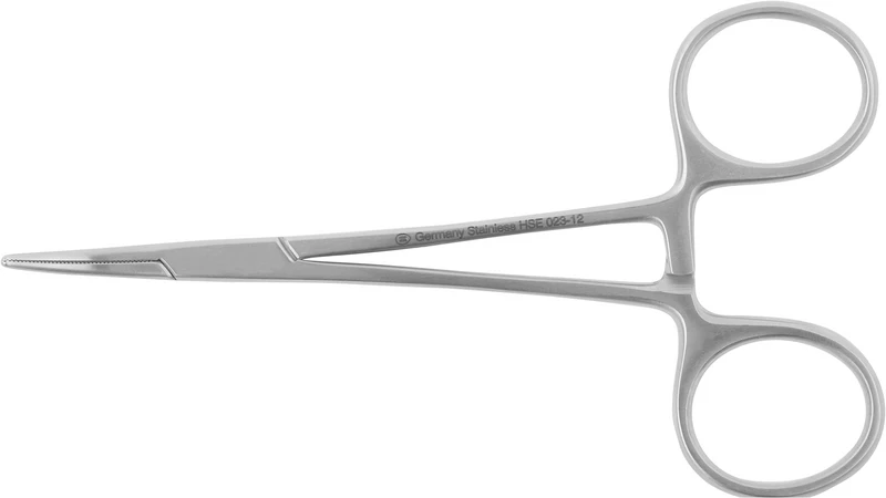 Arterienklemme nach Halsted-Mosquito  Stück  HSE 023-12, 120 mm, gebogen