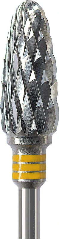 HM-Fräser Schliff 83  Stück  Sicherheitsverz., 3 x orange mittelgrob, HP, Figur 274, 13 mm, ISO 060