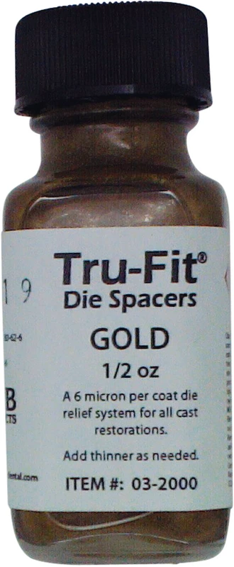 TAUB Tru-Fit Stumpflacke  Flasche  15 ml Goldlack