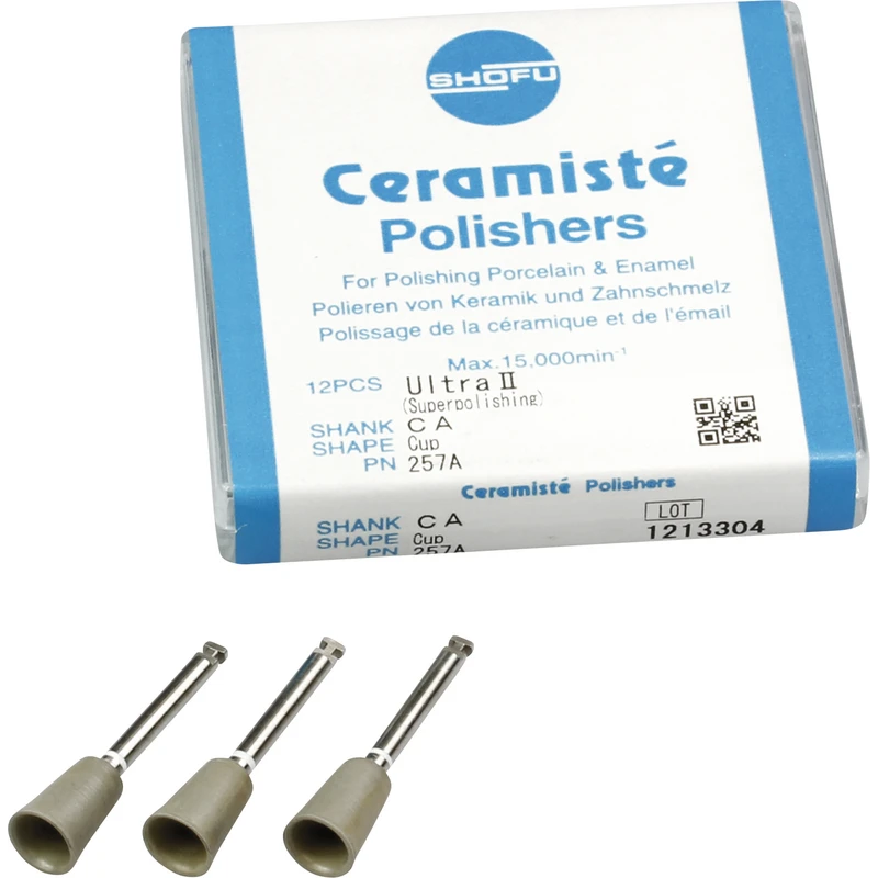 Ceramisté  Packung  12 Stück weiß ultra II, RA, Figur Kelch, ISO 065