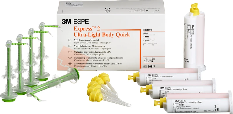 Express 2  Refill Packung  4 x 50 ml Doppelkartusche Ultra-Light Body Quick, Zubehör