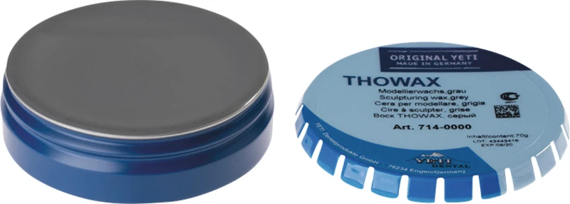 THOWAX Modellierwachs  Dose  70 g grau