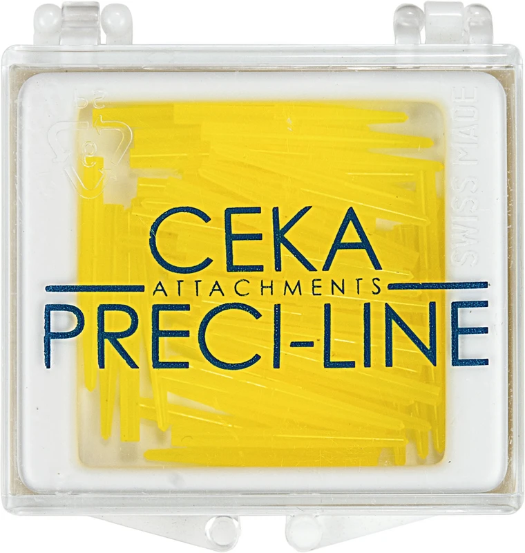 PRECI-POST M  Packung  50 Laborstifte gelb