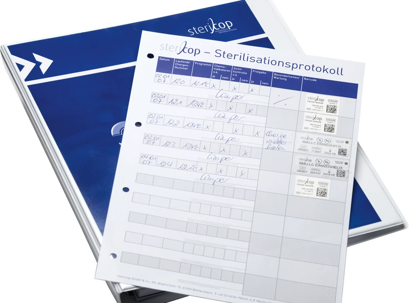 Sterilisations-Tagebuch  Stück