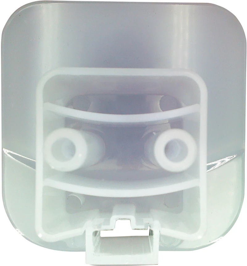 Kinnauflage  Stück  grau\transparent