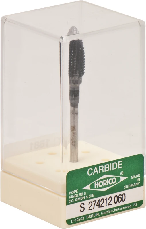 HM-Fräser 274  Stück  schwarz besch., Kreuzverz., schwarz x-grob, HP, Fig. S274, Ausf. 212, ISO 060