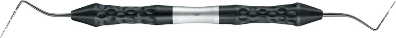 Parodontometer ergonomisch  Stück  170 mm, Golfball-Design, gewinkelt, doppelendig, UPM (PCP 11,5 + UNC 15)