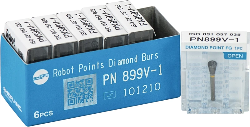 Robot Points FG  Packung  6 Stück gelb extrafein, FG, Figur Spezialform, 5,7 mm, ISO 035