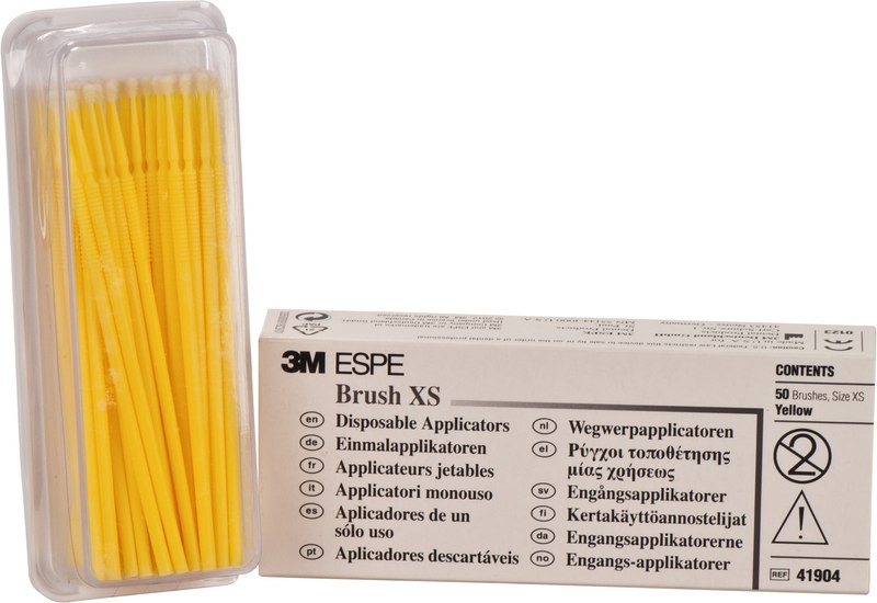 Adper Prompt Applikatoren  Packung  50 Stück gelb, XS fein