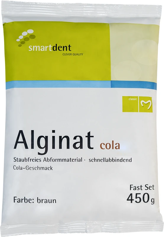 smart Alginat cola braun   Beutel  450 g schnellhärtend, mit Colageschmack, braun
