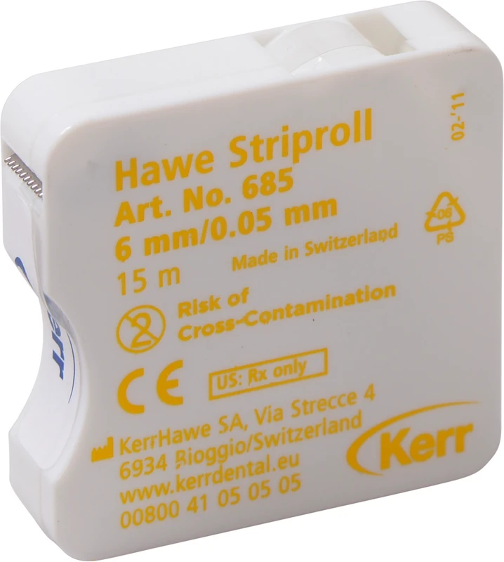 Striproll  Rolle  15 m Strip transparent, Breite 6 mm