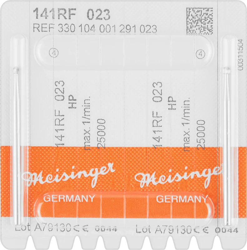 Chirurgie-Kugelfräser 141RF  Packung  2 Stück rostfreier Stahl, HP, Figur 001, ISO 023