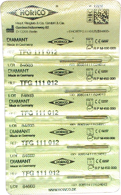Diamant TFG 111  Packung  5 Stück FG, Figur 111, ISO 012