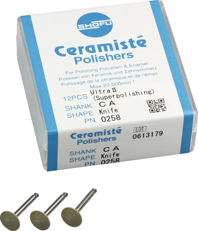 Ceramisté  Packung  12 Stück weiß ultra II, RA, Figur Linse, ISO 090