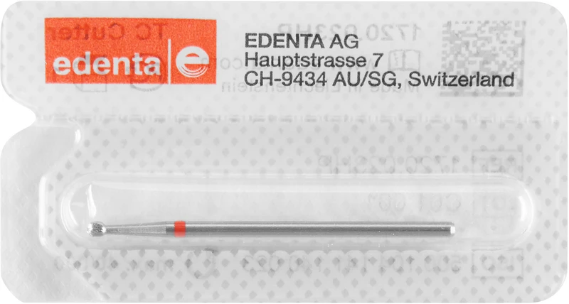 HM-Fräser Schliff 20  Stück  Kreuzverzahnung, rot fein, HP, Figur 001, 2 mm, ISO 023