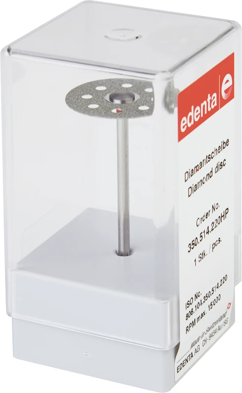 Diamantscheibe 350  Stück  rot fein, HP, Figur 350, 0,15 mm, ISO 220