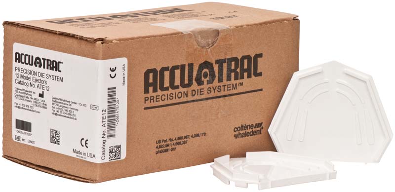 ACCU-TRAC  Packung  12 Basisplatten weiß