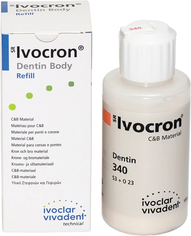 SR Ivocron®  Flasche  100 g Pulver dentin 340\3E