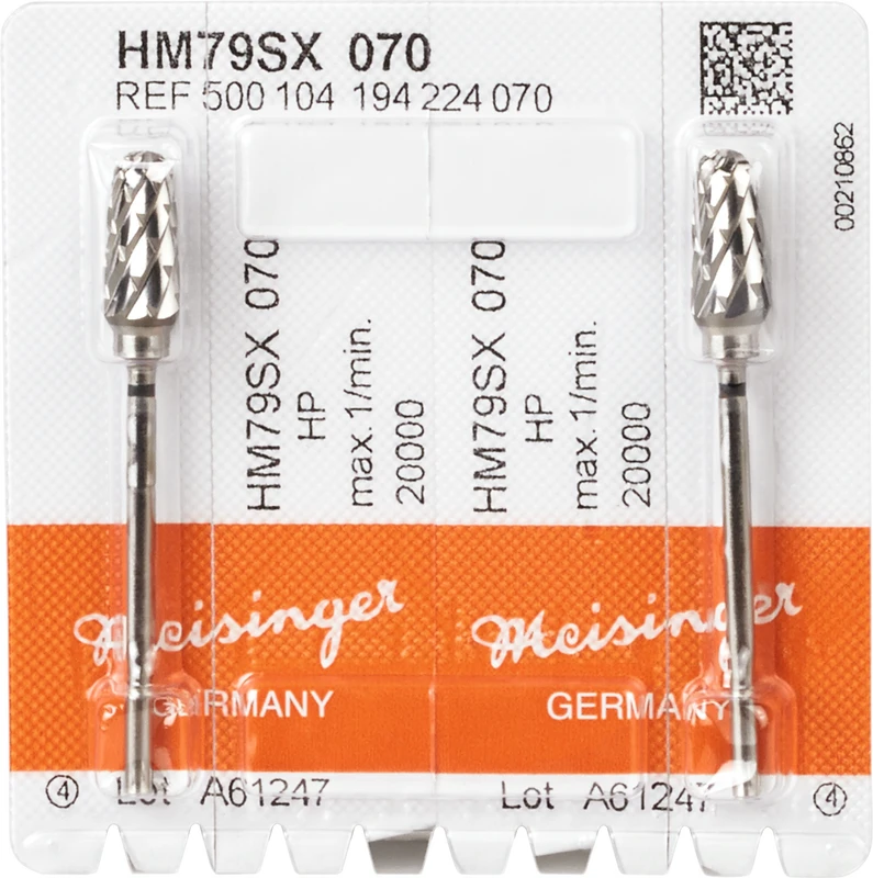 HM-Fräser SX  Packung  2 Stück kreuzverzahnt, schwarz supergrob, HP, Figur 194, 14,7 mm, ISO 070