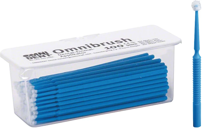 Omnibrush  Packung  100 Stück blau