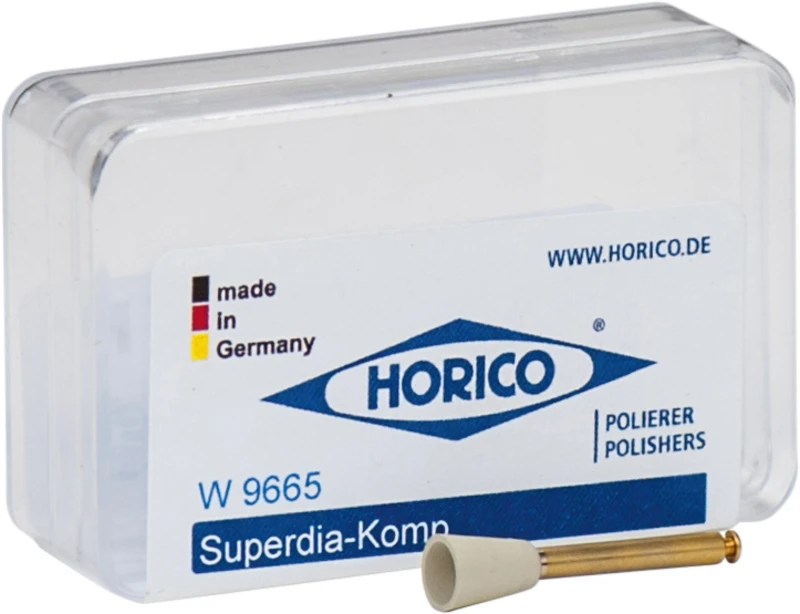 Diamantpolierer Verblendung & Composite  Stück  grau, RA, Figur Kelch