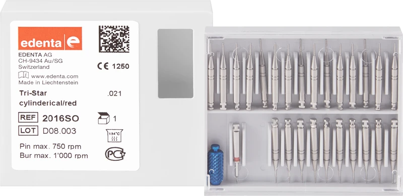 TRI-STAR  Sortiment  25 montierte Stifte .021  \0,6 mm