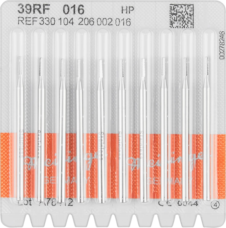Stahlbohrer 39RF  Packung  10 Stück HP, Figur 206 konisch, 5,1 mm, ISO 016