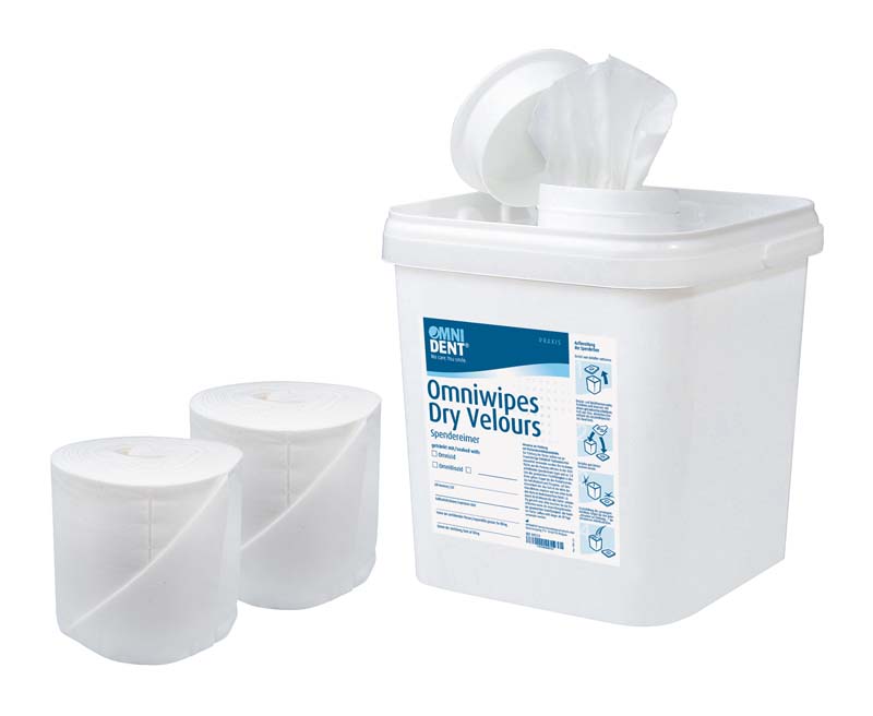 Omniwipes Dry Velours  Packung  2 x 75 Stück, 28 x 28 cm