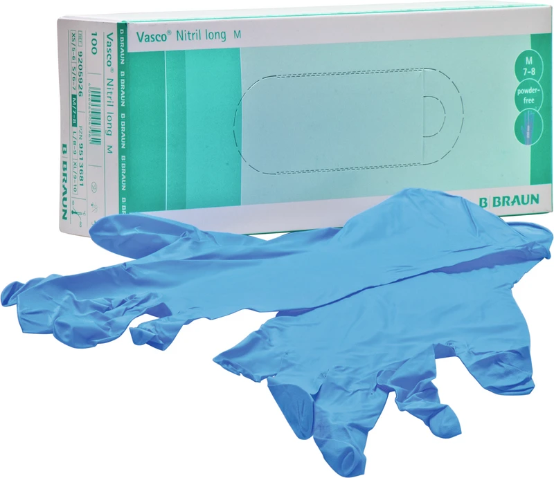 Vasco® Guard long  Packung  100 Stück puderfrei, blau, M
