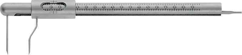 Messschieber  Stück  1732, 10 cm, rostfrei, mit Tiefenmessung