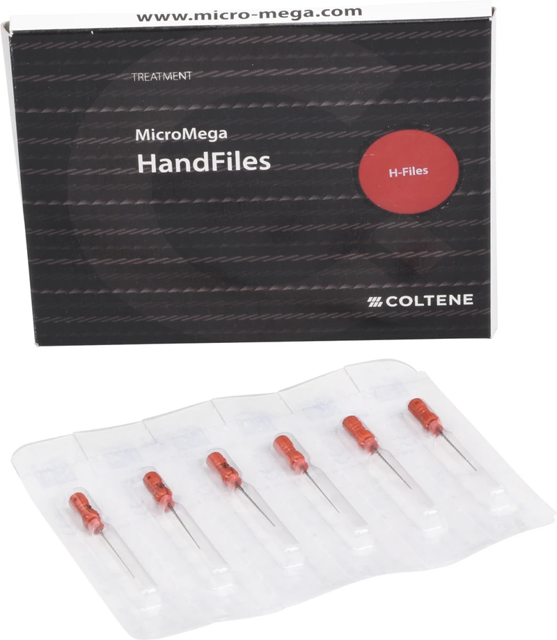 B6 H-Files  Packung  6 Stück 21 mm, ISO 025