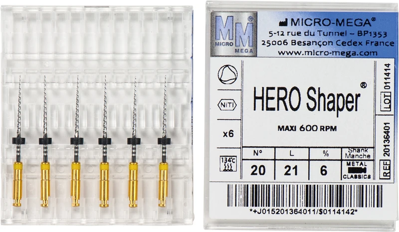 HERO Shaper® Classic  Packung  6 Stück 21 mm, 6 %, ISO 020